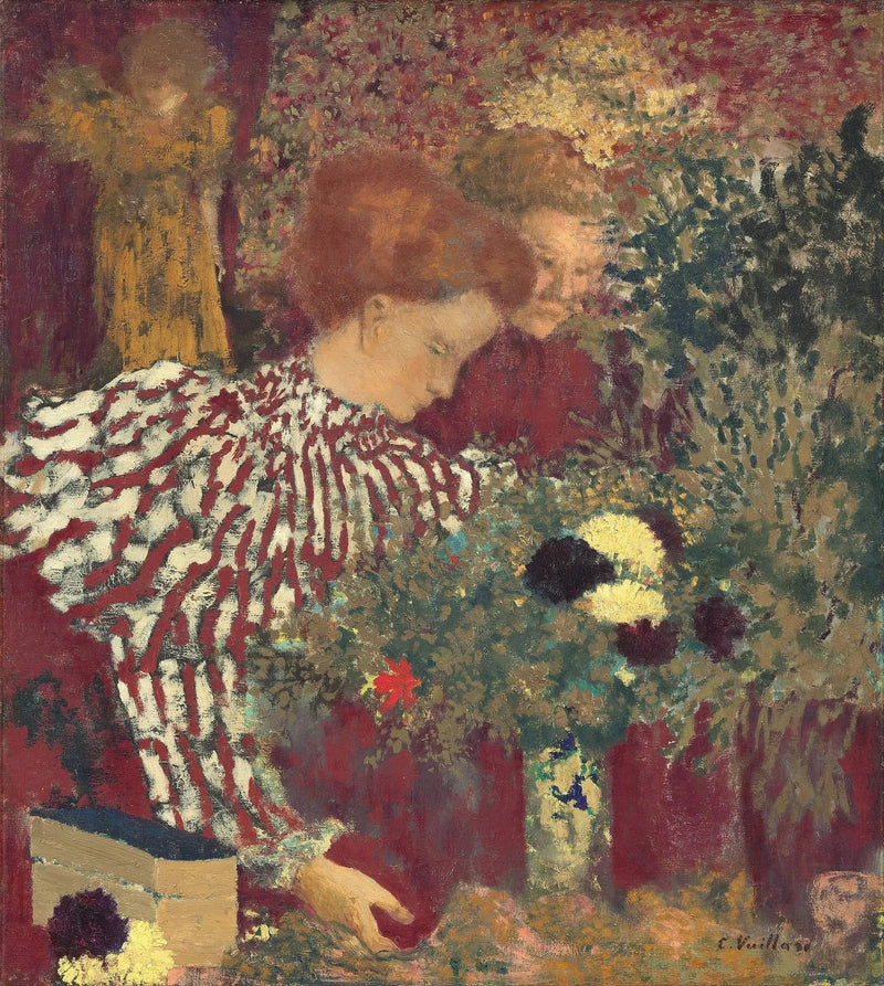 Raidallinen korsetti - Édouard Vuillard