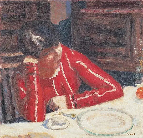 Punainen korsetti - Pierre Bonnard