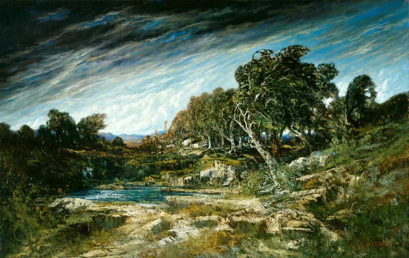 Tuulenpuuska - Gustave Courbet