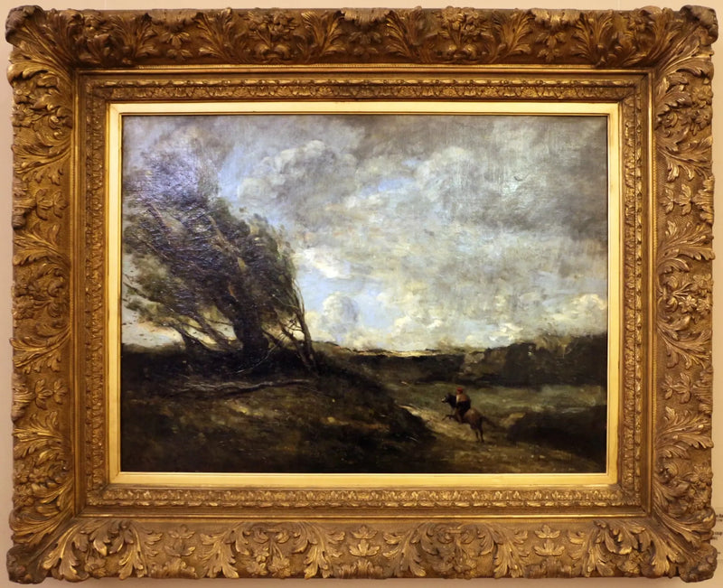 Tuulenpuuska - Jean-Baptiste Camille Corot