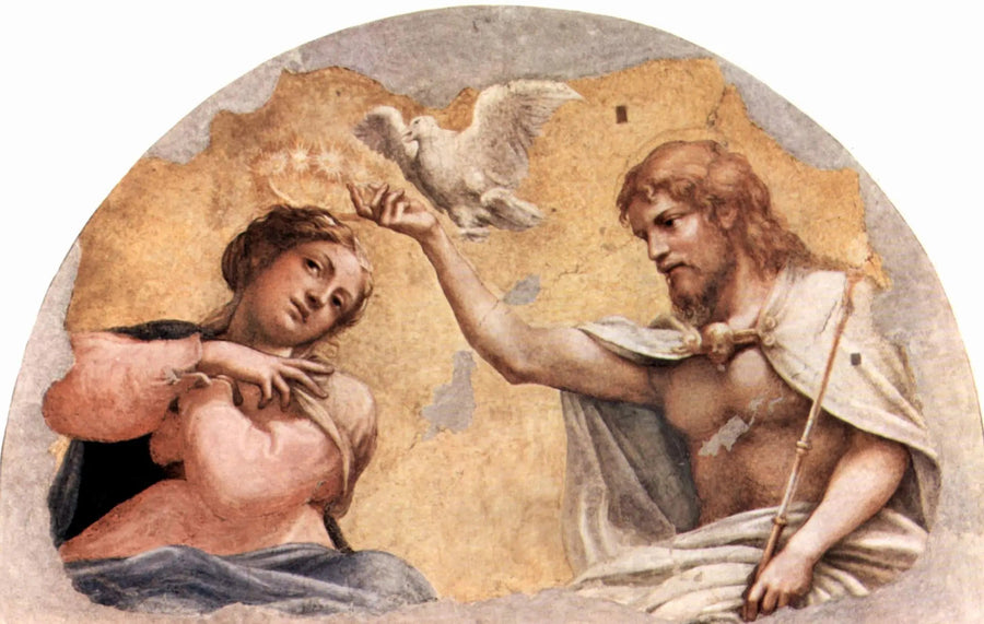Neitsyt Marian kruunaus - Antonio da Correggio