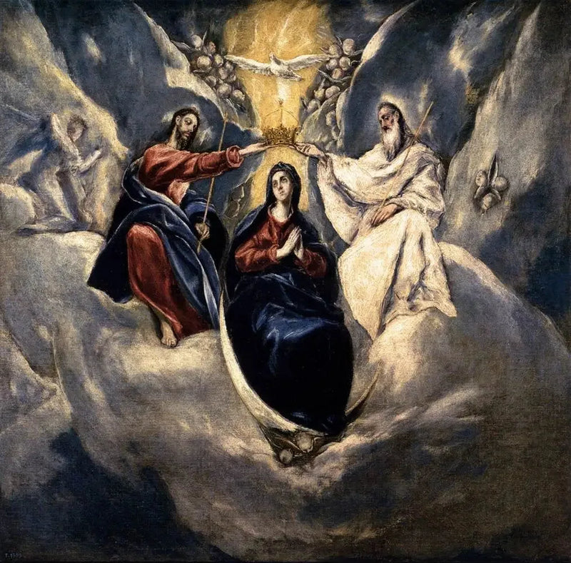 Neitsyt Marian kruunaus - El Greco