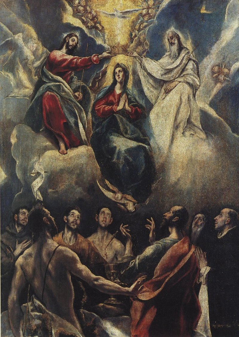 Neitsyt Marian kruunaus - El Greco