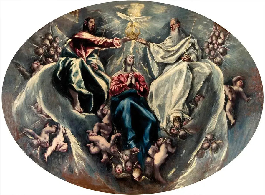 Neitsyt Marian kruunaus - El Greco