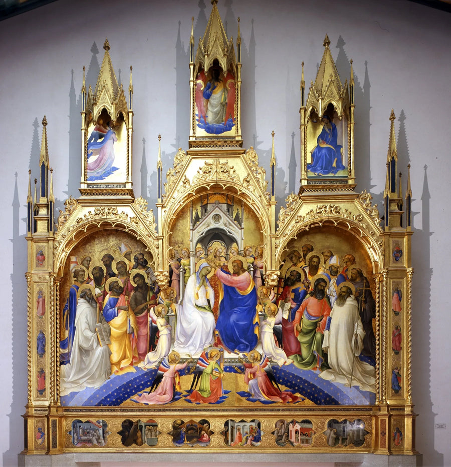 Neitsyt Marian kruunaus - Lorenzo Monaco