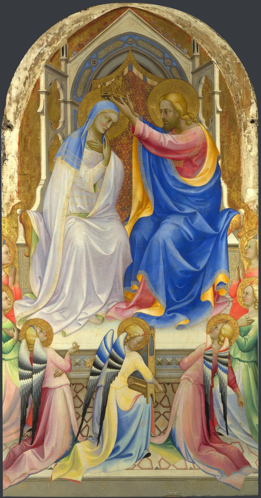 Neitsyt Marian kruunaus - Lorenzo Monaco