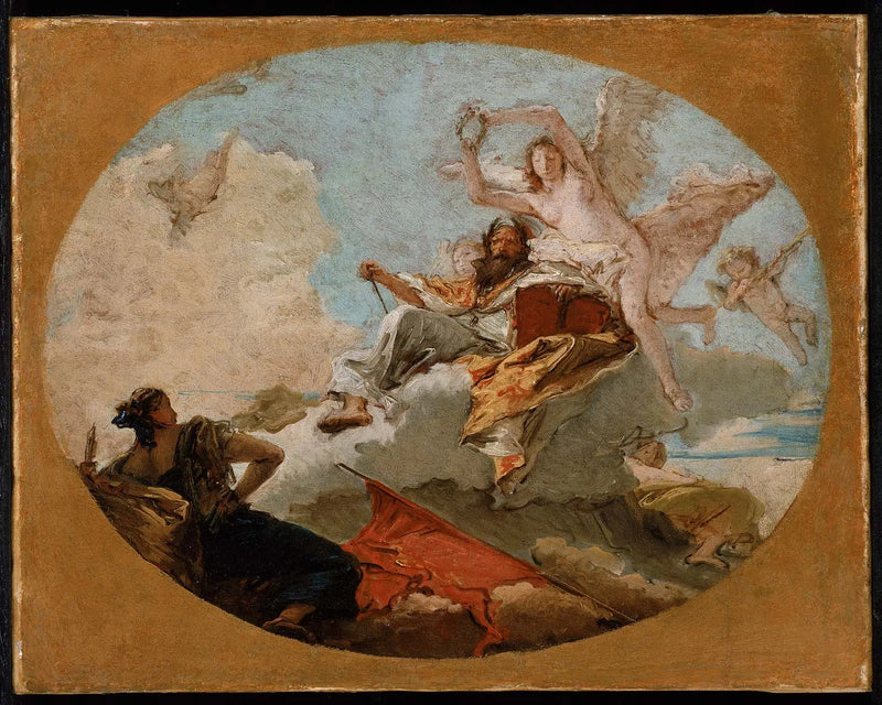 Ansioiden kruunaus - Giovanni Battista Tiepolo