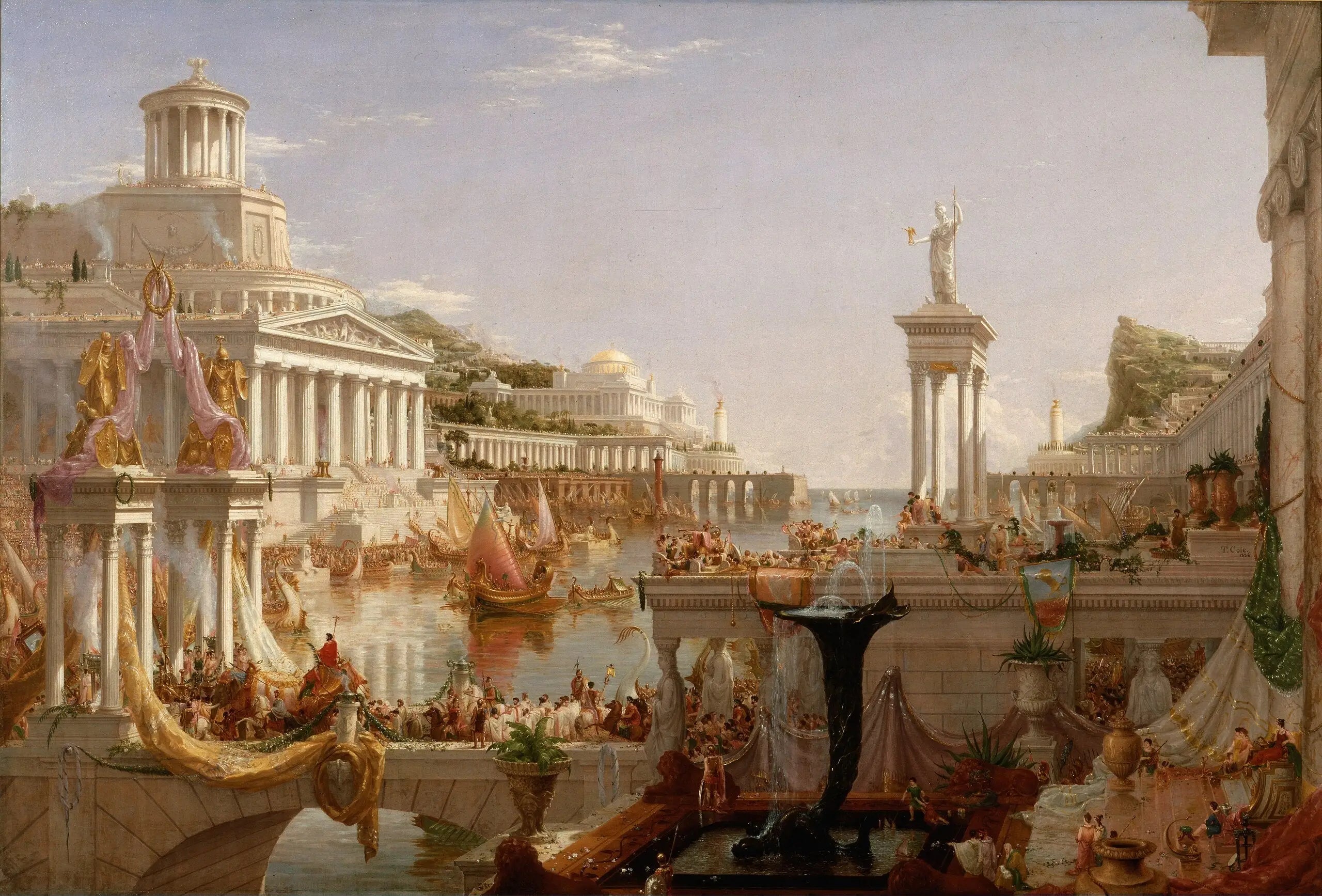 Le Cours de l’Empire: Consommation - Thomas Cole - Alpha Reproduction