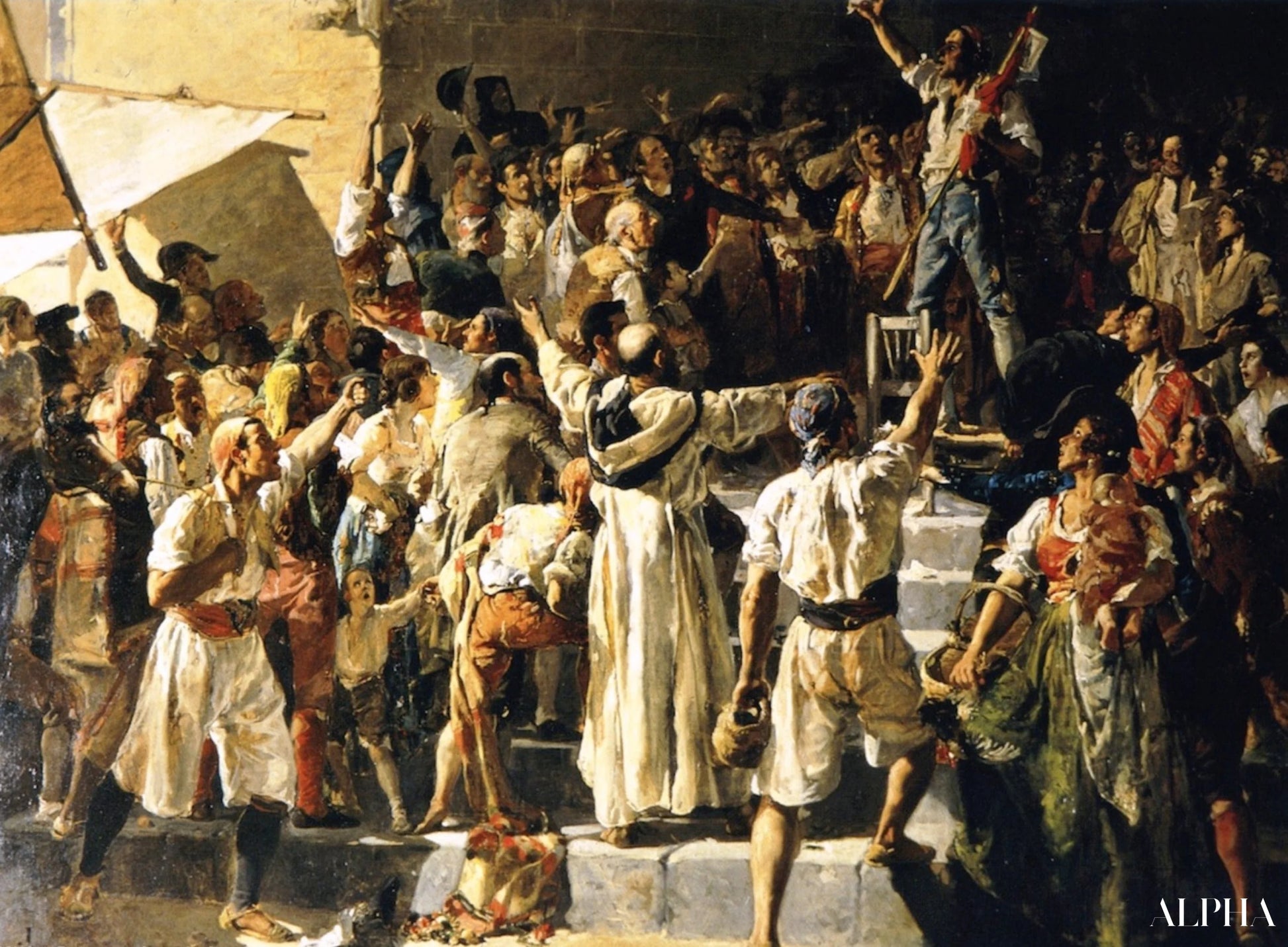 Le cri du palettier - Sorolla - Taulujen ja korkealaatuisten maalauksien reproduktiot