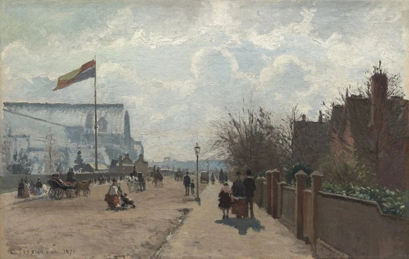 Crystal Palace, Lontoo - Camille Pissarro
