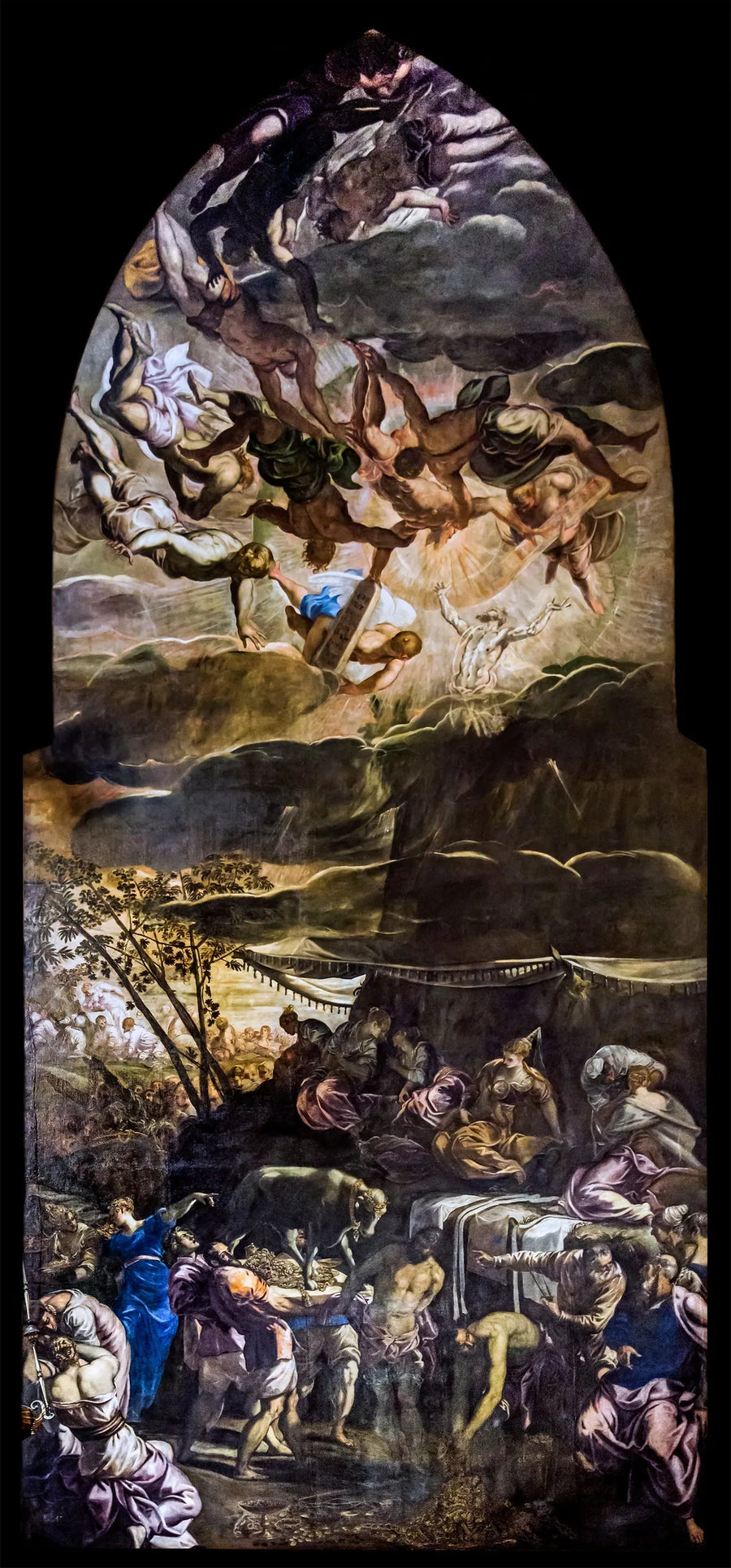 Kultti kultaisen vasikan - Jacopo Tintoretto