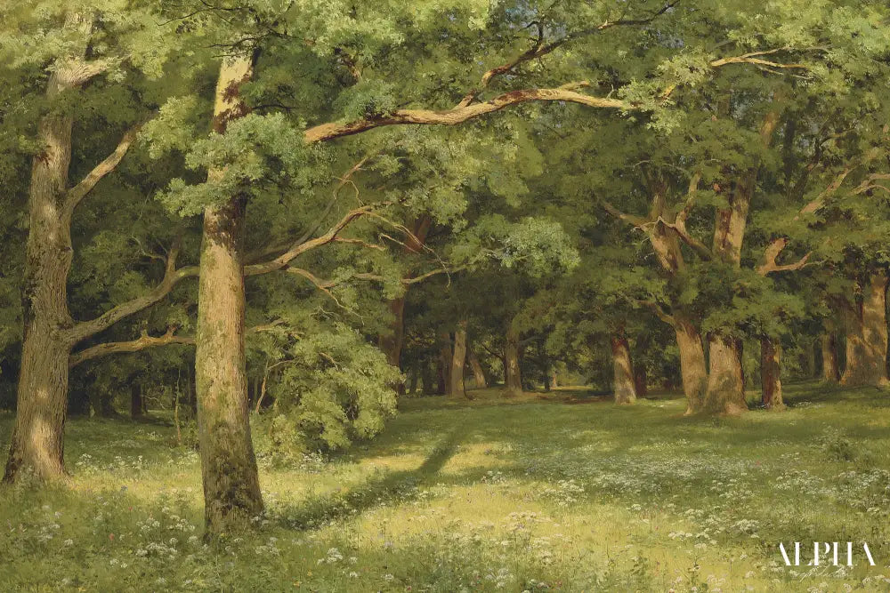 Le défrichement de la forêt - Ivan Shishkin - Reproductions de tableaux et peintures haut de gamme