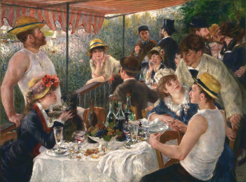 Kanoottereiden lounas - Pierre-Auguste Renoir