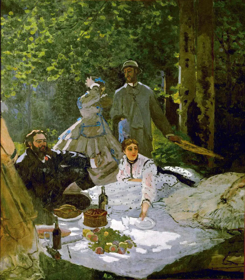Lounas nurmikolla - Claude Monet
