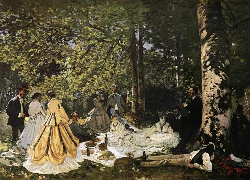 Lounas nurmikolla - Claude Monet