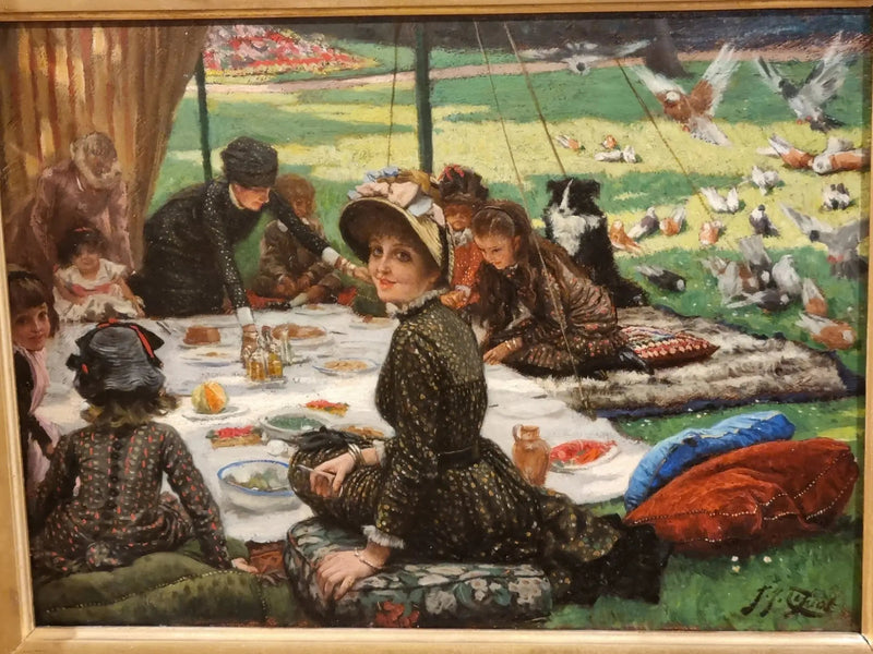 Lounas nurmella - James Tissot