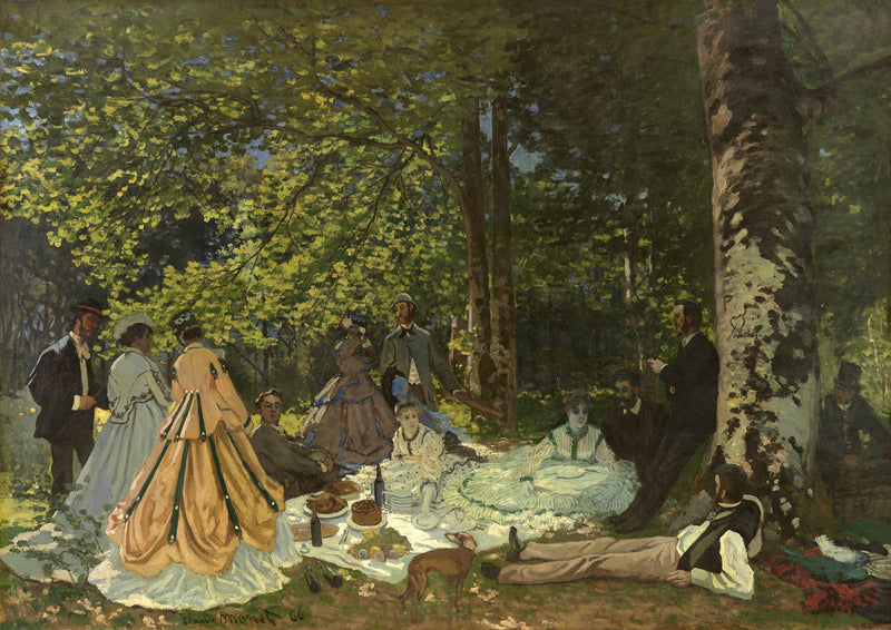 Lounas nurmikolla - Claude Monet