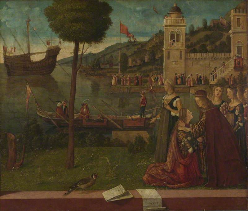 Ceyxin lähtö - Vittore Carpaccio