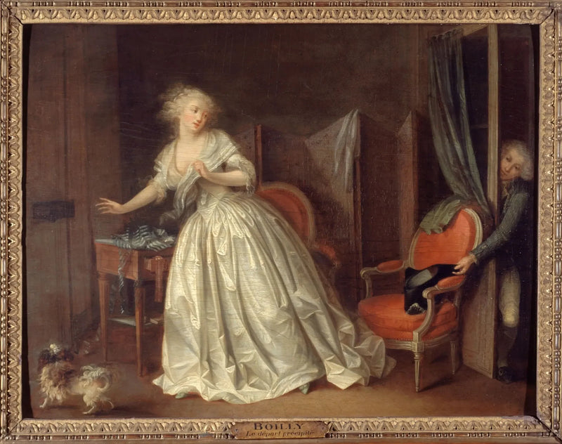 Kiireinen lähtö - Louis-Léopold Boilly