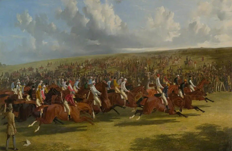 Le Derby, 1844 : lähtö - John Frederick Herring, Sr.