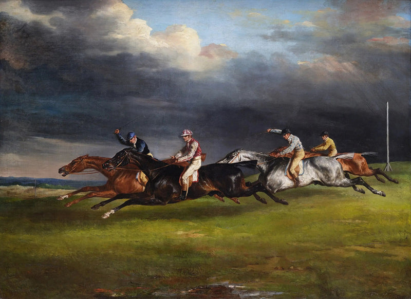 Epsomin derby - Théodore Géricault