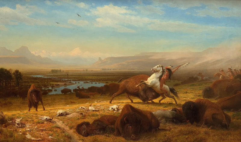 Viimeinen biisoni - Albert Bierstadt