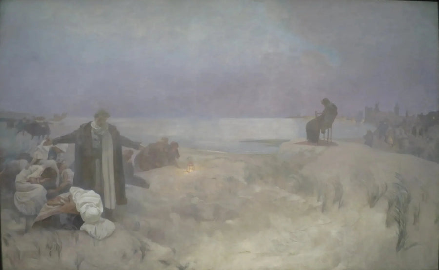 Jan Amos Komenskýn viimeinen päivä - Alphonse Mucha