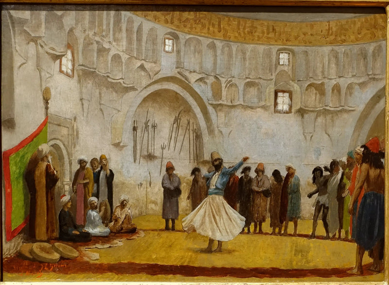 Kierivä dervissi (luonnos) - Jean-Léon Gérôme