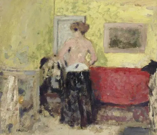 Selkäpuolen yöpuku - Édouard Vuillard