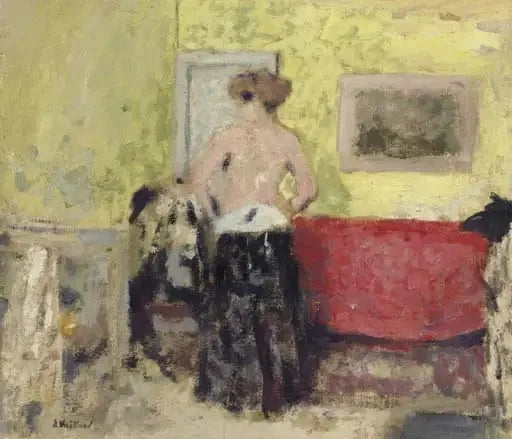 Selkäpuolen yöpuku - Édouard Vuillard