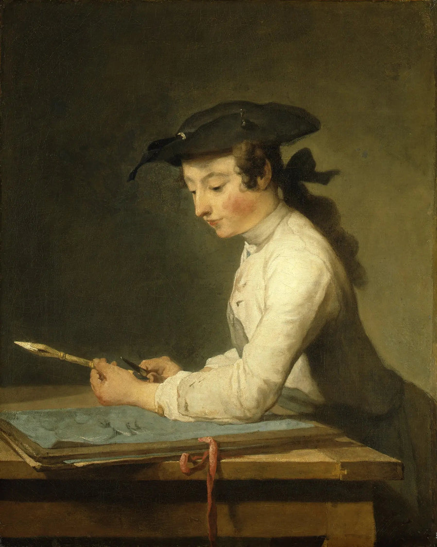 Piirtäjä - Jean Siméon Chardin