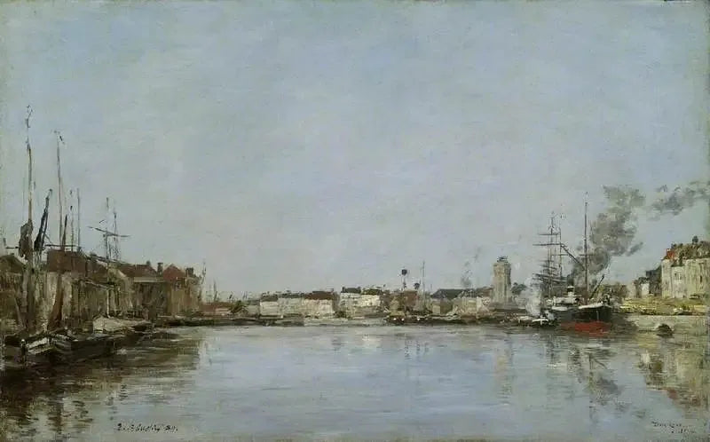 Hollantilainen Laituri, Dunkerque - Eugène Boudin