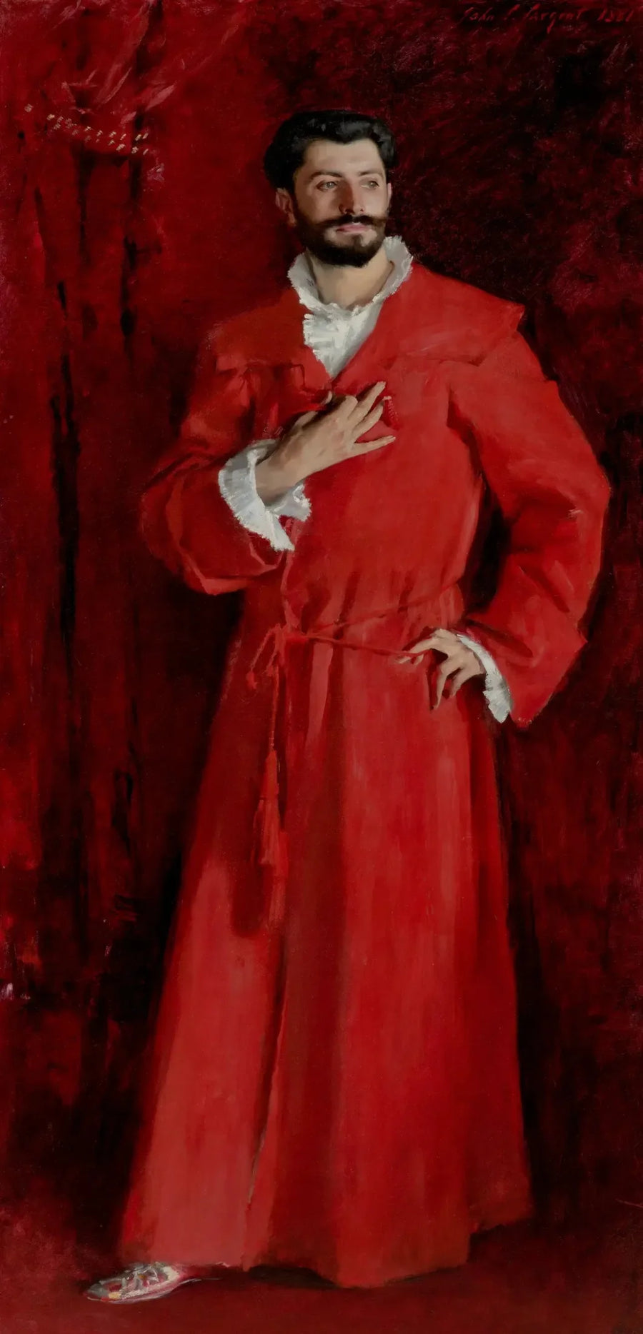 Tohtori Pozzi kotonaan - John Singer Sargent