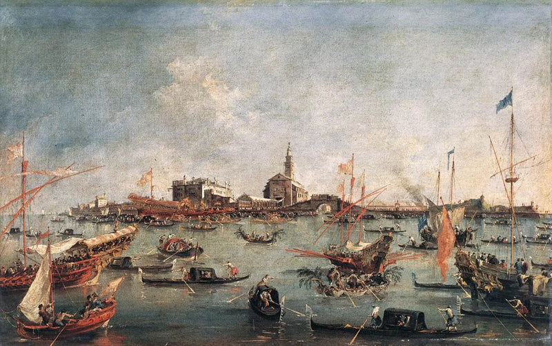 Venetsian Doge Bucentaurella San Nicolò di Lido - Francesco Guardi