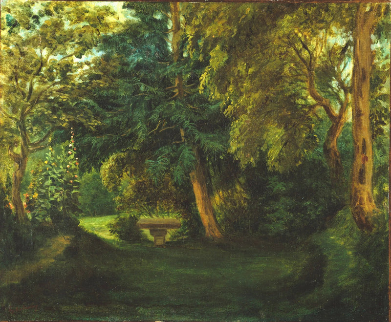 George Sandin tila Nohantissa - Eugène Delacroix
