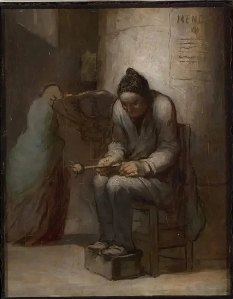 Pyhän Neitsyt Marian vesikannun kuva - Honoré Daumier