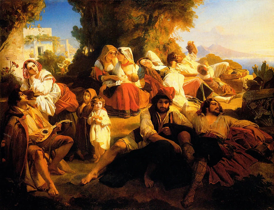 Pehmeä laiskottelu - Franz Xaver Winterhalter