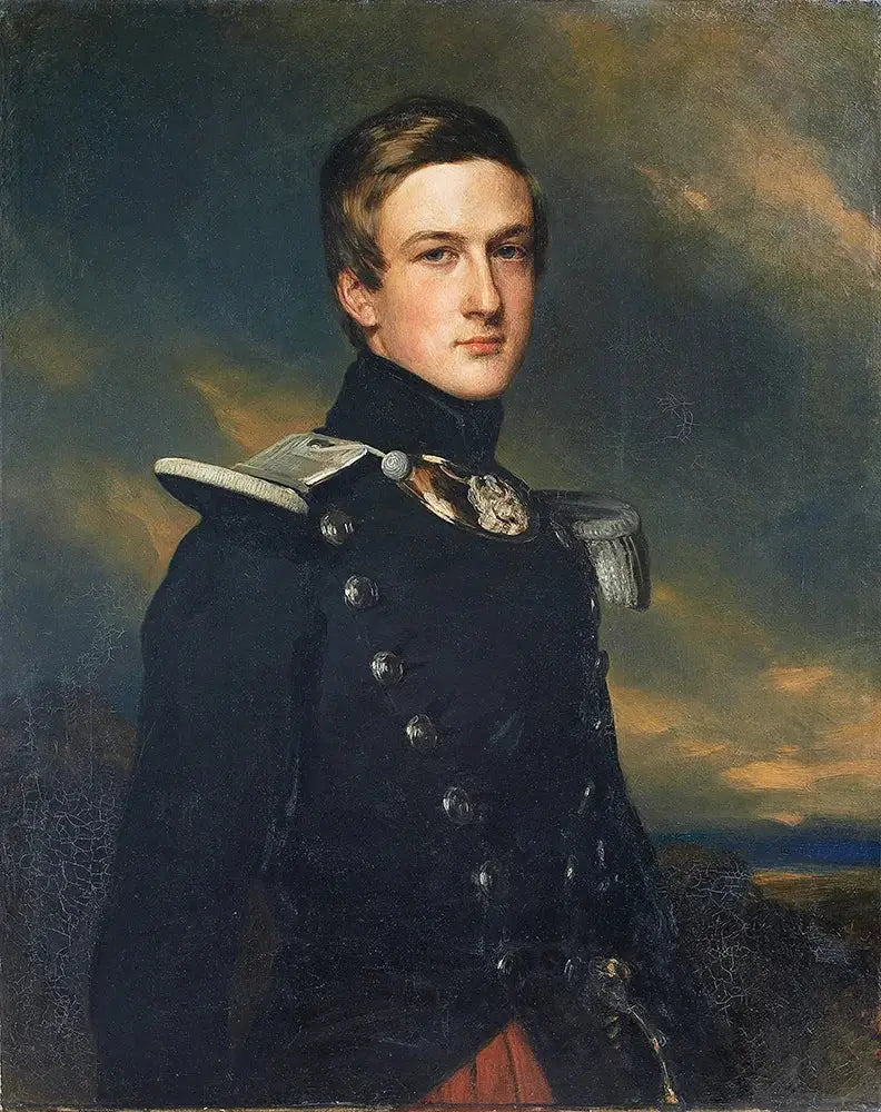 Aumale herttua, päällikkö, 1700-luvun kevyen jalkaväen pataljoonassa - Franz Xaver Winterhalter