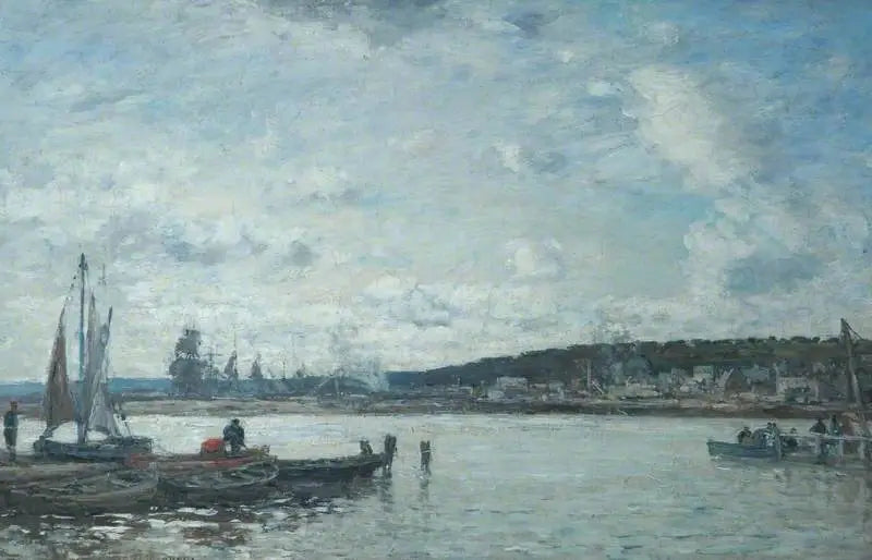 Deauville-lautta - Eugène Boudin