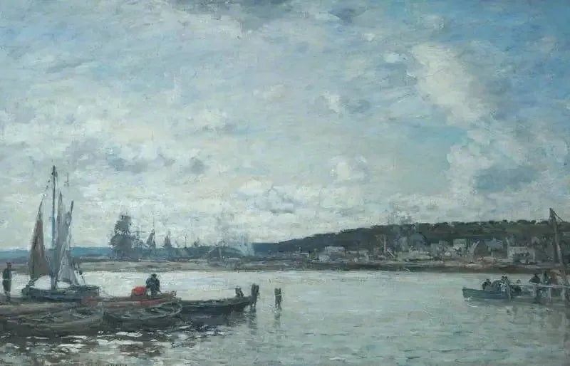 Deauville-lautta - Eugène Boudin