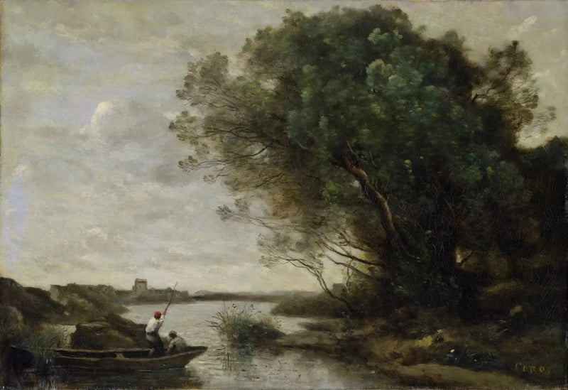 Lautta - Jean-Baptiste Camille Corot