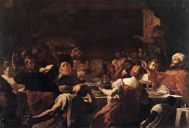 Balthazarin juhla - Mattia Preti