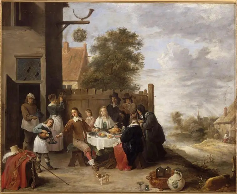 Laulun lapsen juhla - David Teniers nuorempi