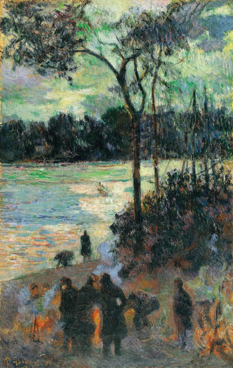 Tulipalo veden äärellä - Paul Gauguin