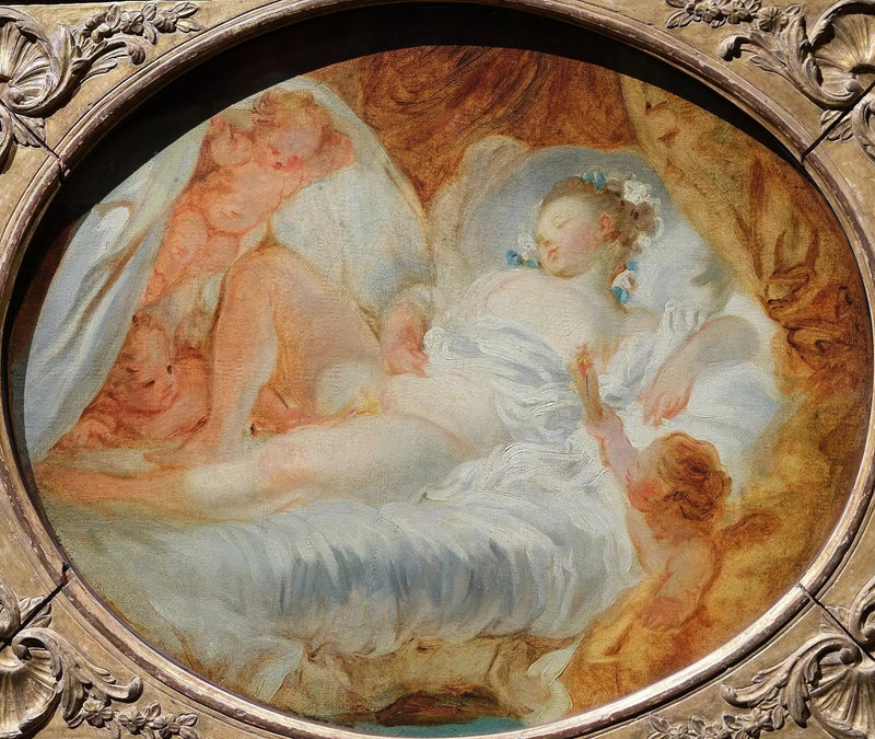 Tuli ruutitynnyrissä - Jean-Honoré Fragonard