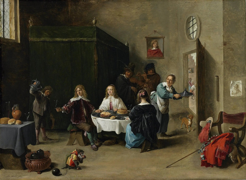 Poika palannut kotiin - David Teniers nuorempi