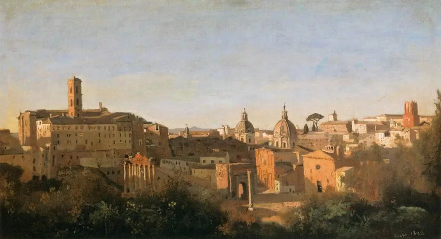 Farnèsin puutarhojen foorumi - Jean-Baptiste Camille Corot