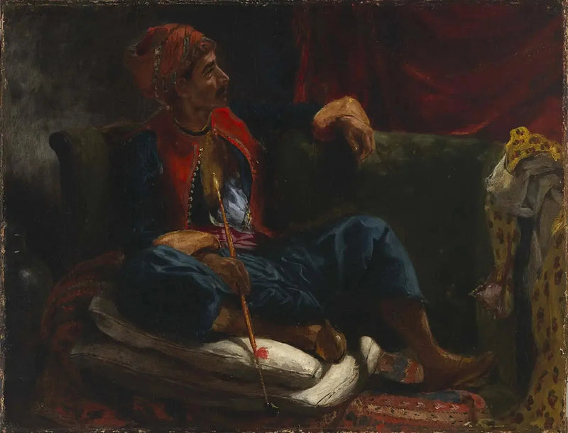 Tupakoitsija - Eugène Delacroix