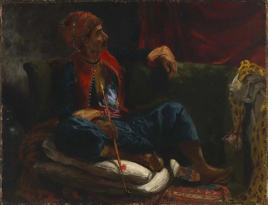 Tupakoitsija - Eugène Delacroix