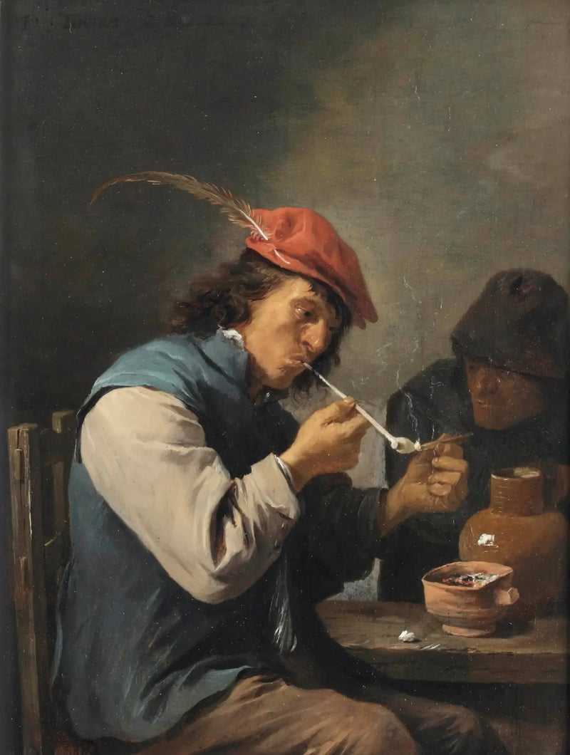 Flamandilainen Tupakoitsija - David Teniers nuorempi